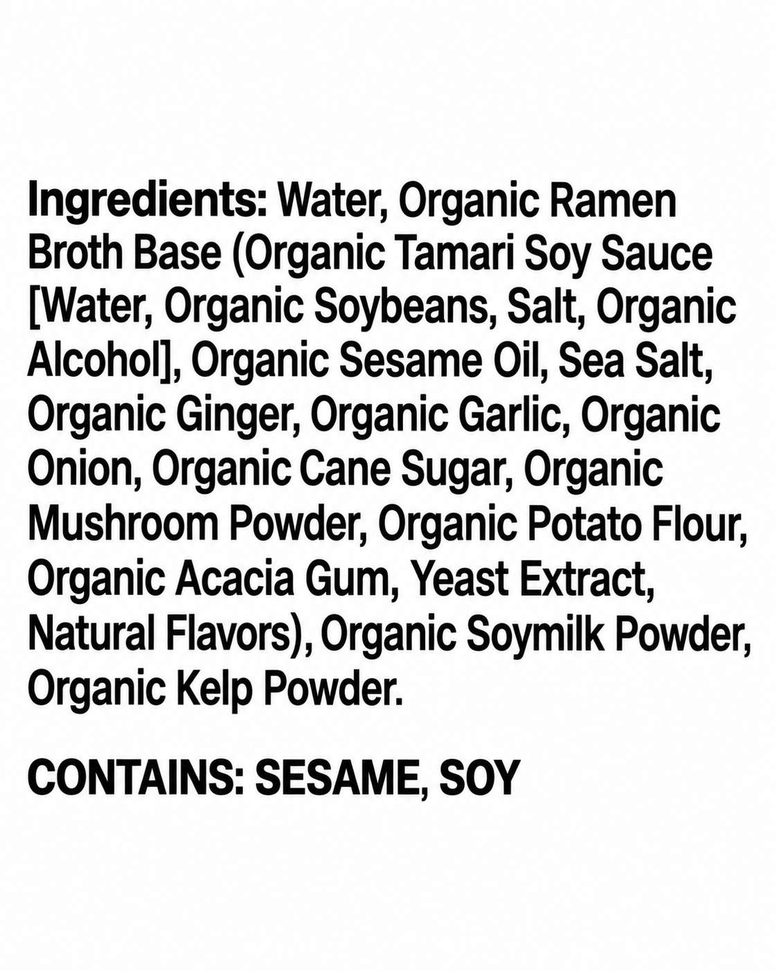 4 of 4 Organic Ramen Broth