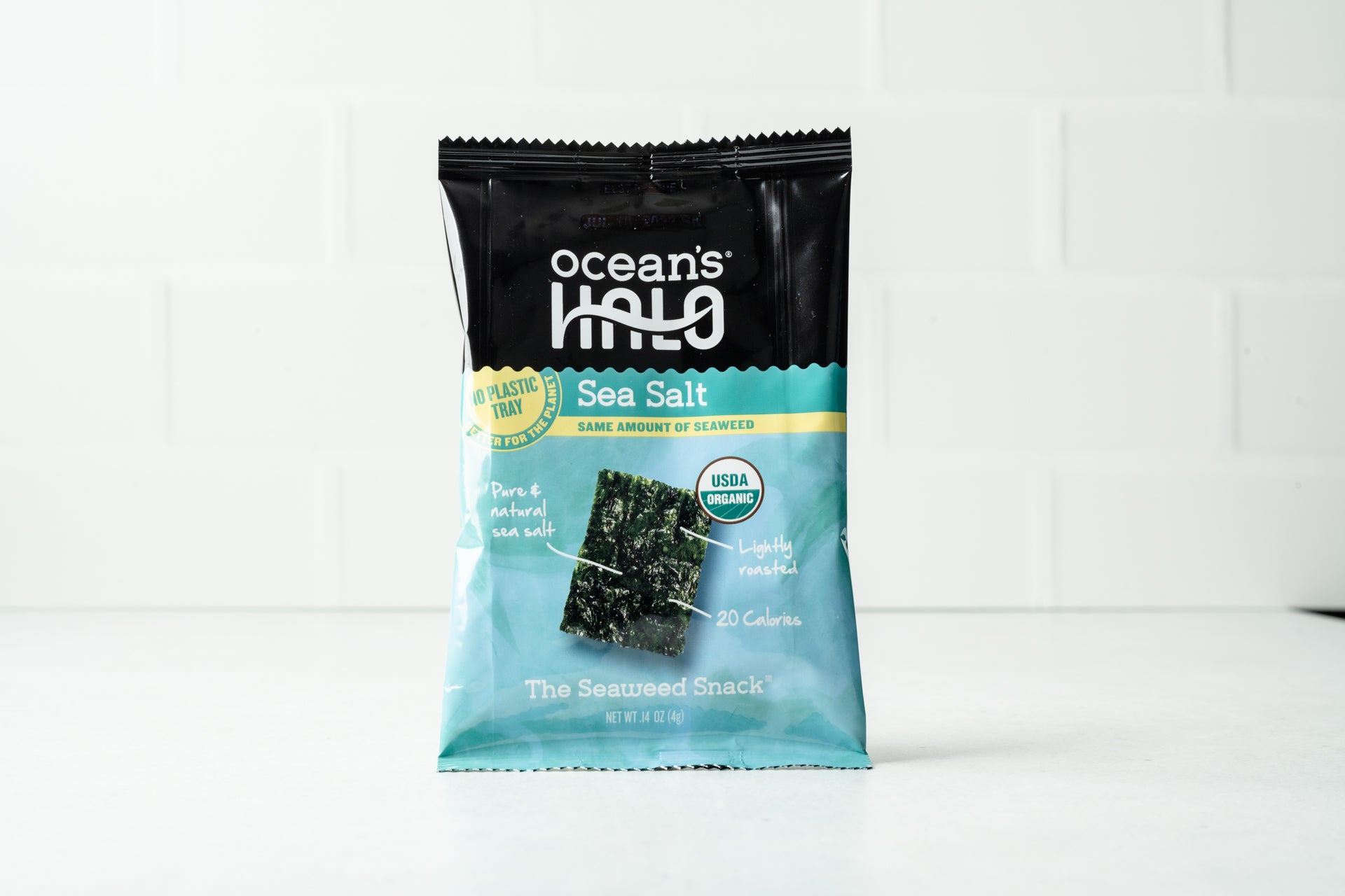 Trayless Sea Salt Seaweed Snacks - 20 count - No Plastic Tray!