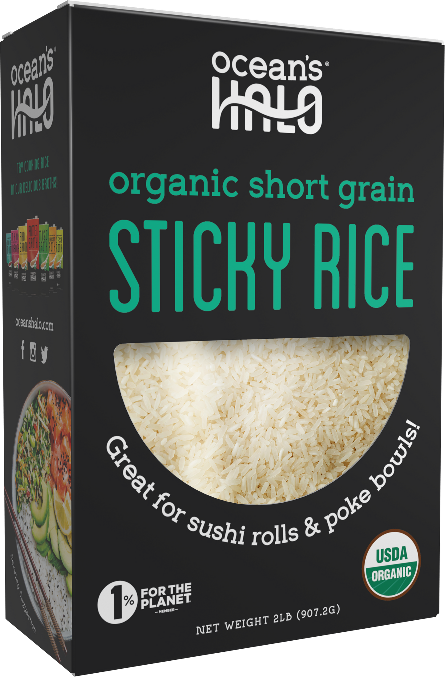 2 of 4 Organic and Vegan Sticky Rice, 2pk