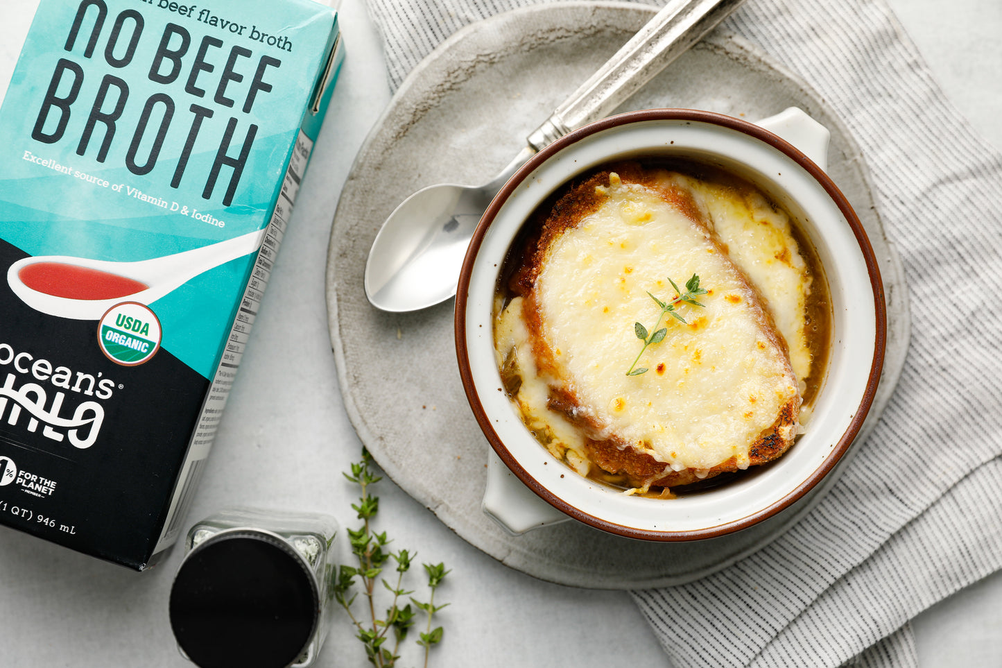 3 of 4 Organic and Vegan No Beef Broth, 2-Pack