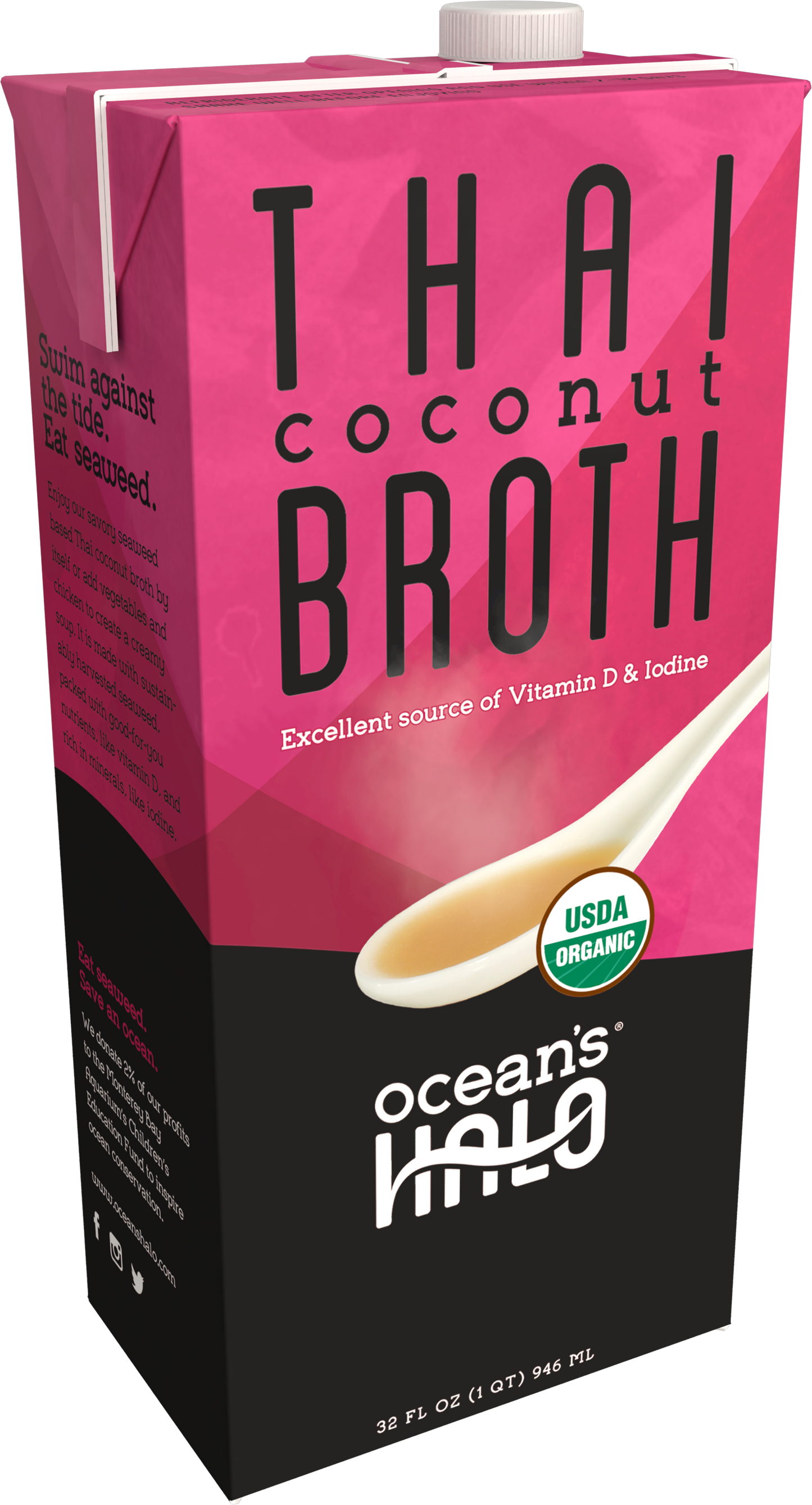 2 of 3 Organic and Vegan Thai Coconut Broth, 2pk