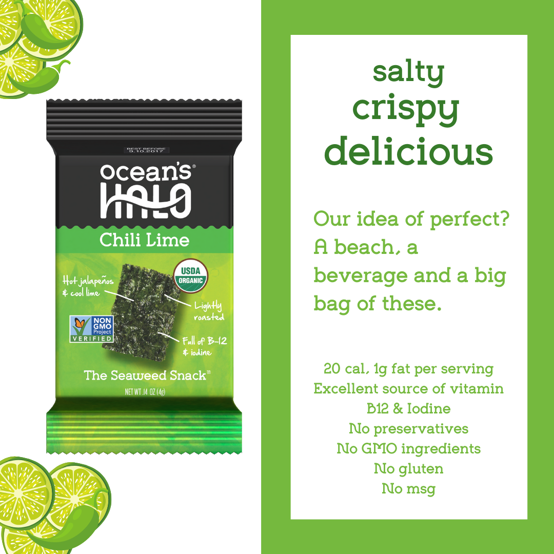 2 of 2 Chili Lime Seaweed Snacks