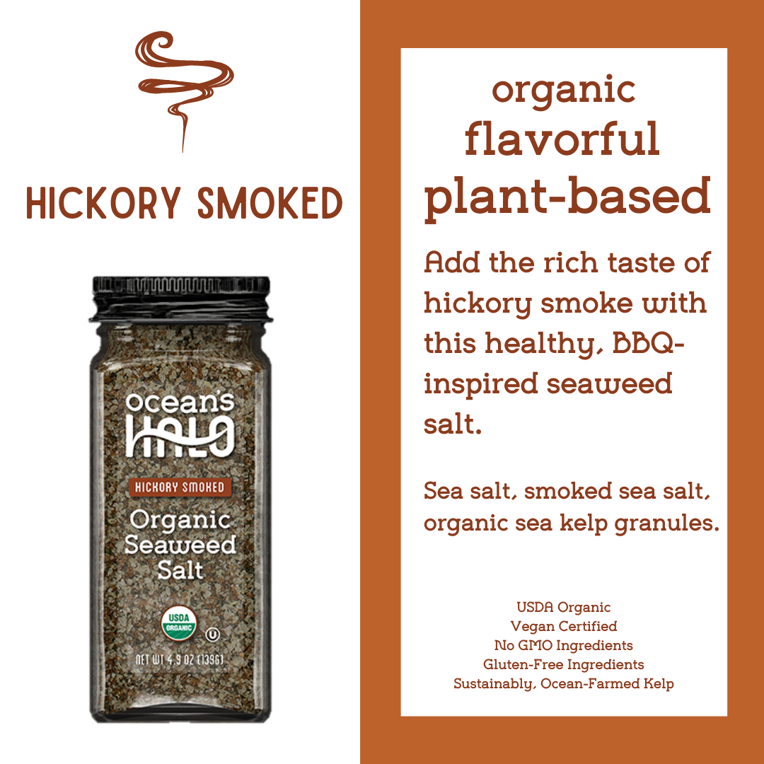 2 of 2 Ocean's Halo Hickory Smoked Seaweed Salt, 2 pack