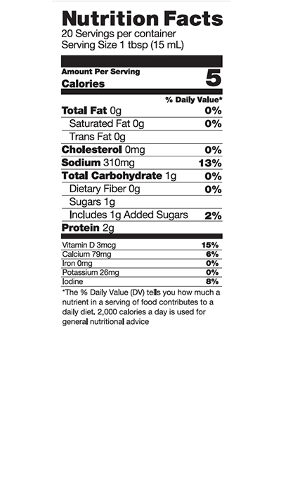 Organic NoSoy Less Sodium Soy-free Sauce, 2pk