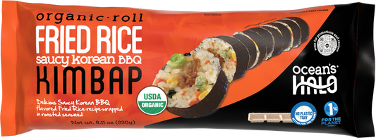 Organic Korean BBQ Fried Rice Roll