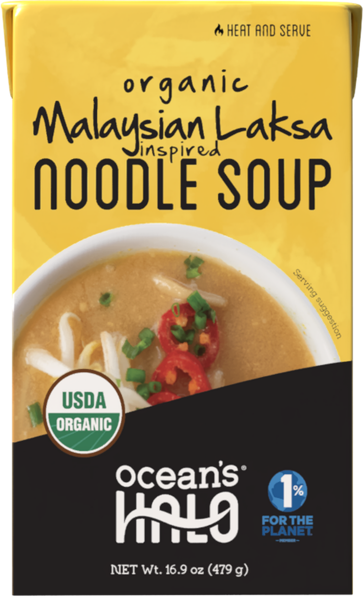 1 of 3  Organic Malaysian Laksa Noodle Soup