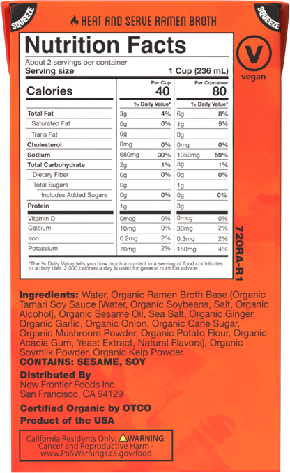 Organic Ramen Broth