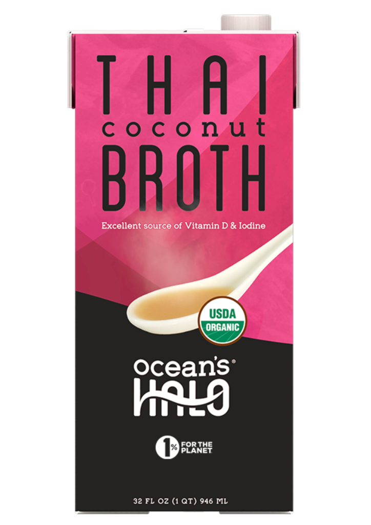Organic and Vegan Thai Coconut Broth