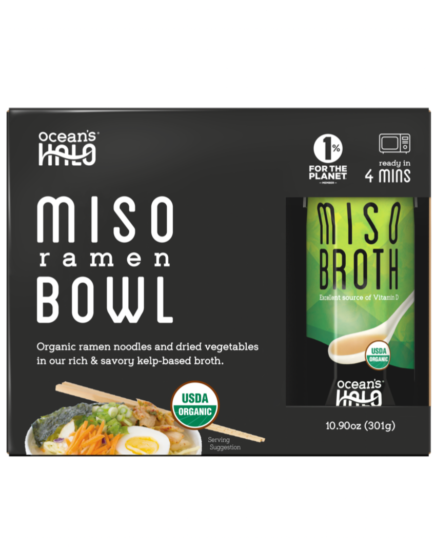 Organic and Vegan Instant Miso Noodle Bowl, 2pk