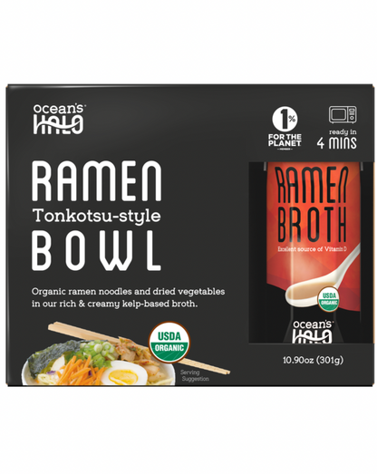 Organic and Vegan Instant Ramen Noodle Bowl, 2pk