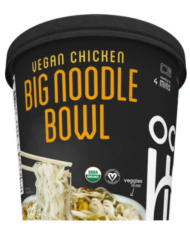 Organic and Vegan Chicken Big Noodle Bowls