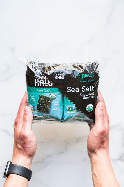 Sea Salt Seaweed Snacks, 4-Pack