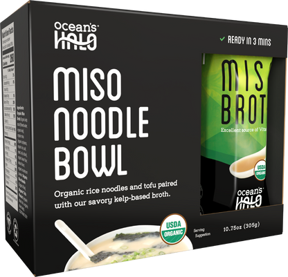 Organic and Vegan Instant Miso Noodle Bowl, 2pk