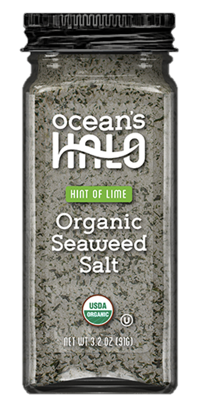 Ocean's Halo Hint of Lime Seaweed Salt, 2 pack