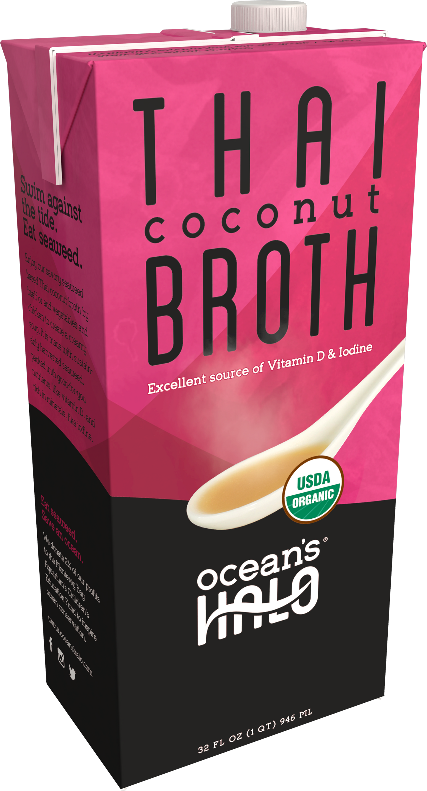 Organic and Vegan Thai Coconut Broth, 2pk