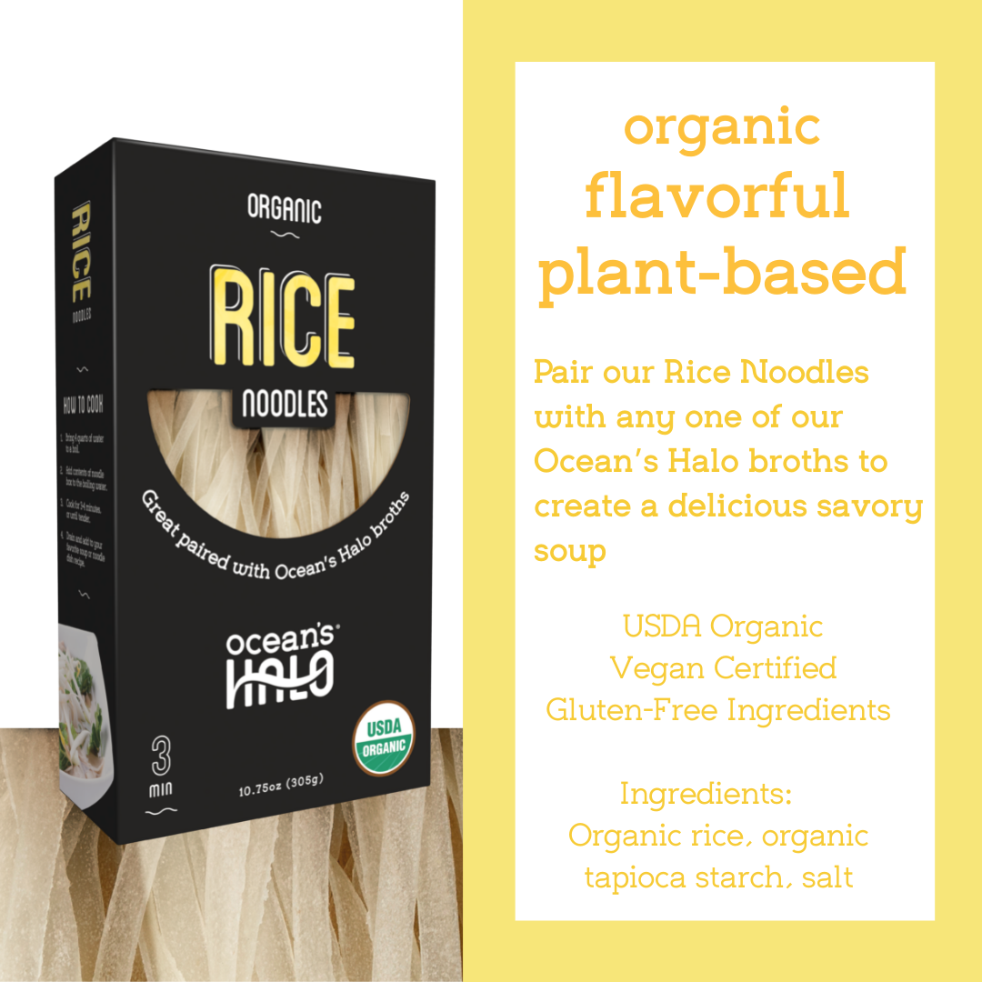 Organic and Gluten-free Rice Noodles, 3pk